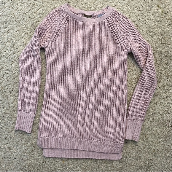 Tahari Other - Tahari Girls Blush Pink Sweater Dress, Sz 7/8